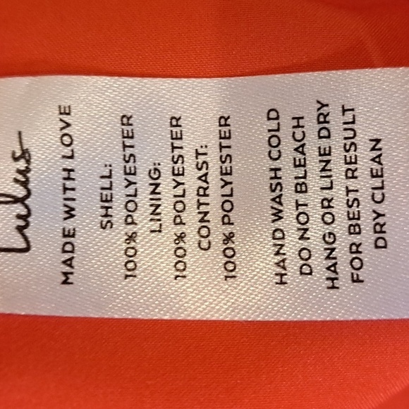 Lulus Reddish Orange Multi-striped Tie Back Mini Dress - Picture 9 of 9